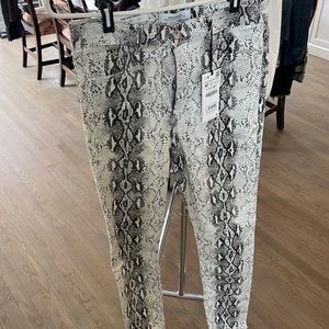 Never worn Zara Snake print  jeans